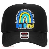 Be Kind Down Syndrome Awareness Rainbow Hat thumb 0