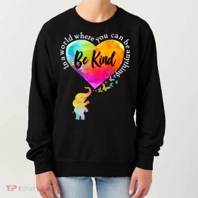 Be Kind Elephant Heart Women's Sweatshirt