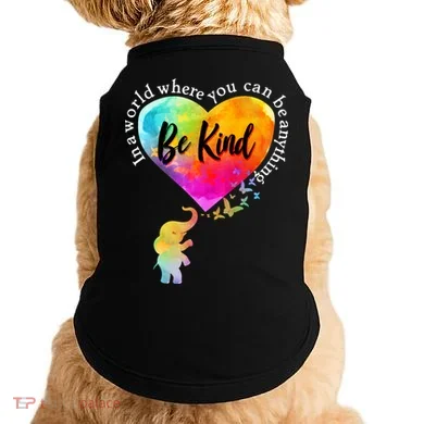 Be Kind Elephant Heart Doggie Tank