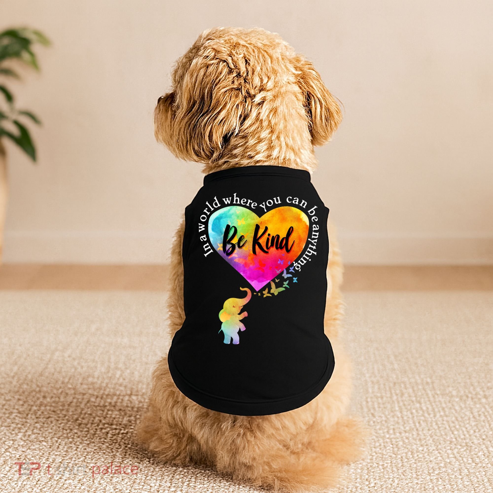 Be Kind Elephant Heart Doggie Tank