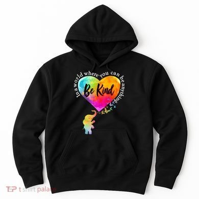 Be Kind Elephant Heart Hoodie