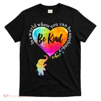 Be Kind Elephant Heart T-Shirt