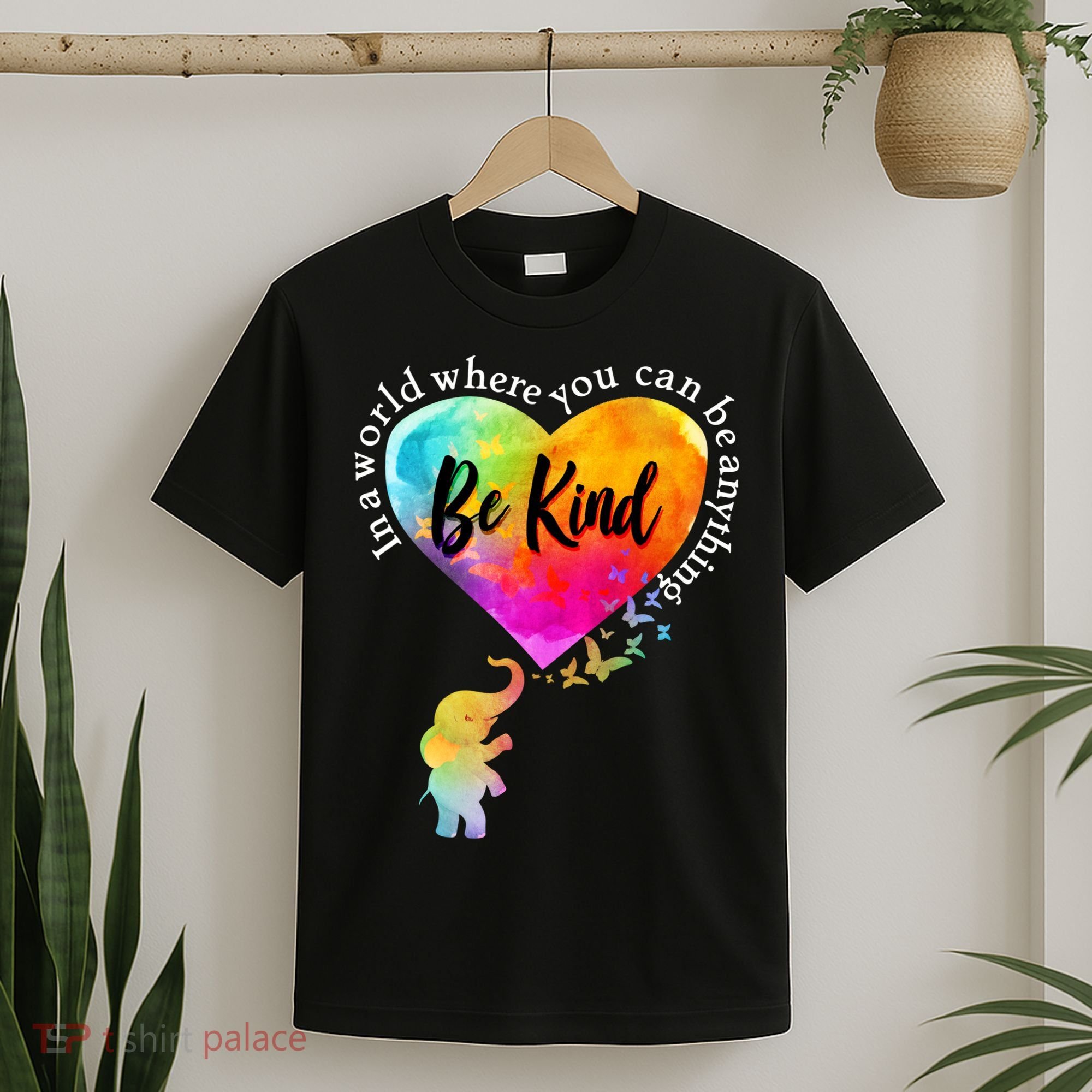 Be Kind Elephant Heart T-Shirt
