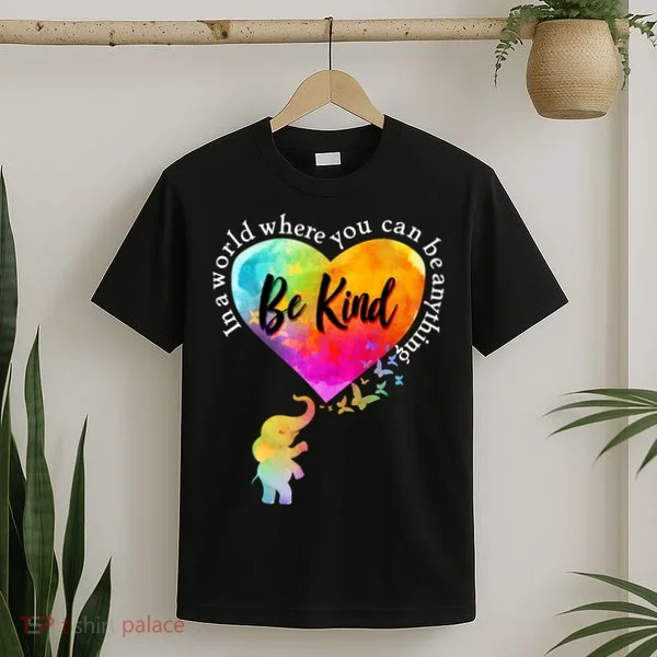 Be Kind Elephant Heart T-Shirt