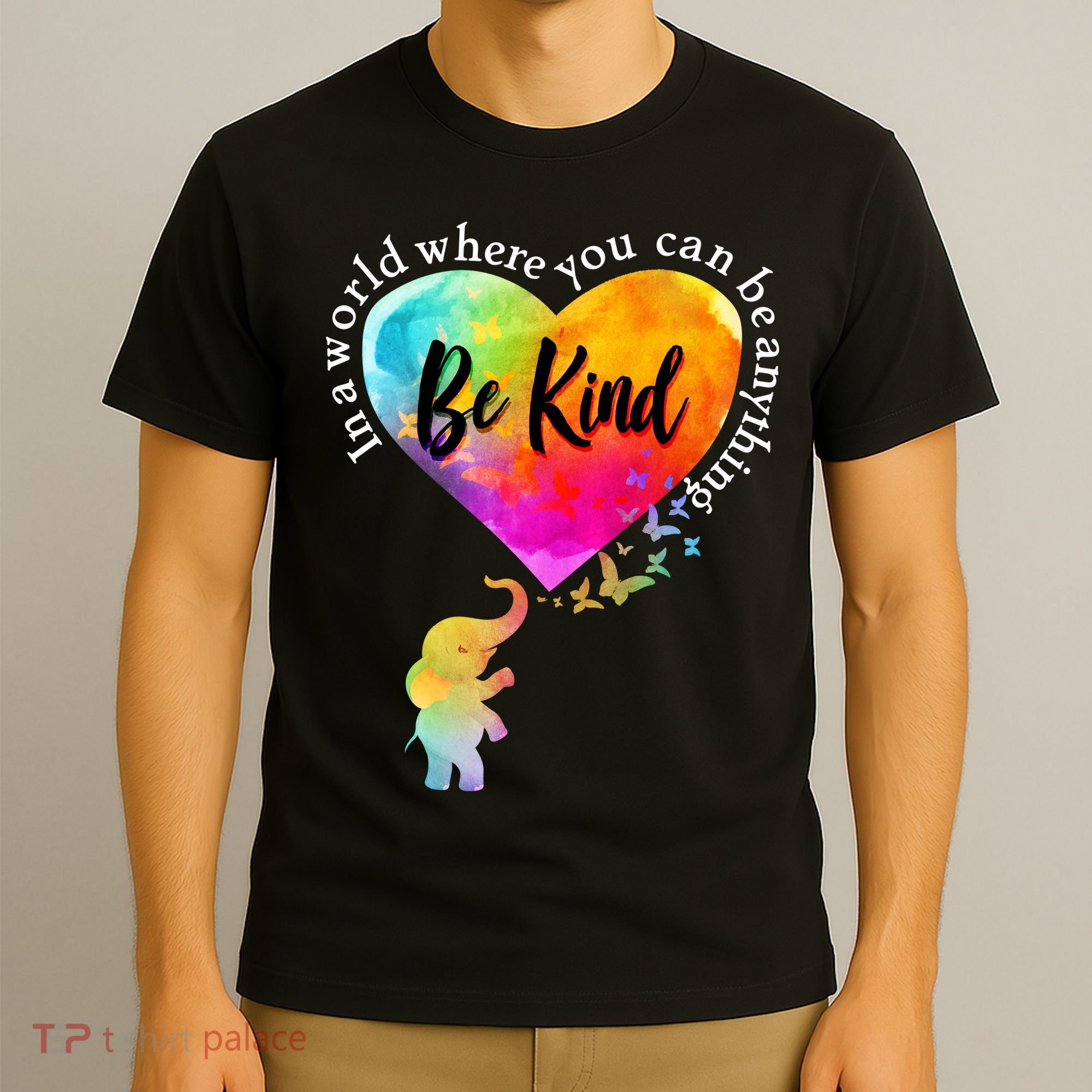 Be Kind Elephant Heart T-Shirt