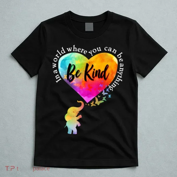 Be Kind Elephant Heart T-Shirt