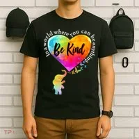 Be Kind Elephant Heart T-Shirt thumb 6