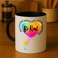 Be Kind Elephant Heart Coffee Mug thumb 4