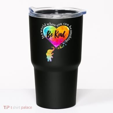 Be Kind Elephant Heart Tumbler