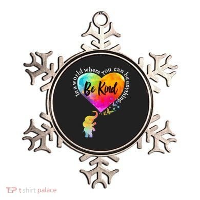 Be Kind Elephant Heart Ornament