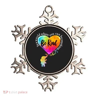 Be Kind Elephant Heart Ornament