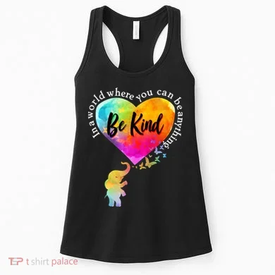 Be Kind Elephant Heart Women's Tank Top