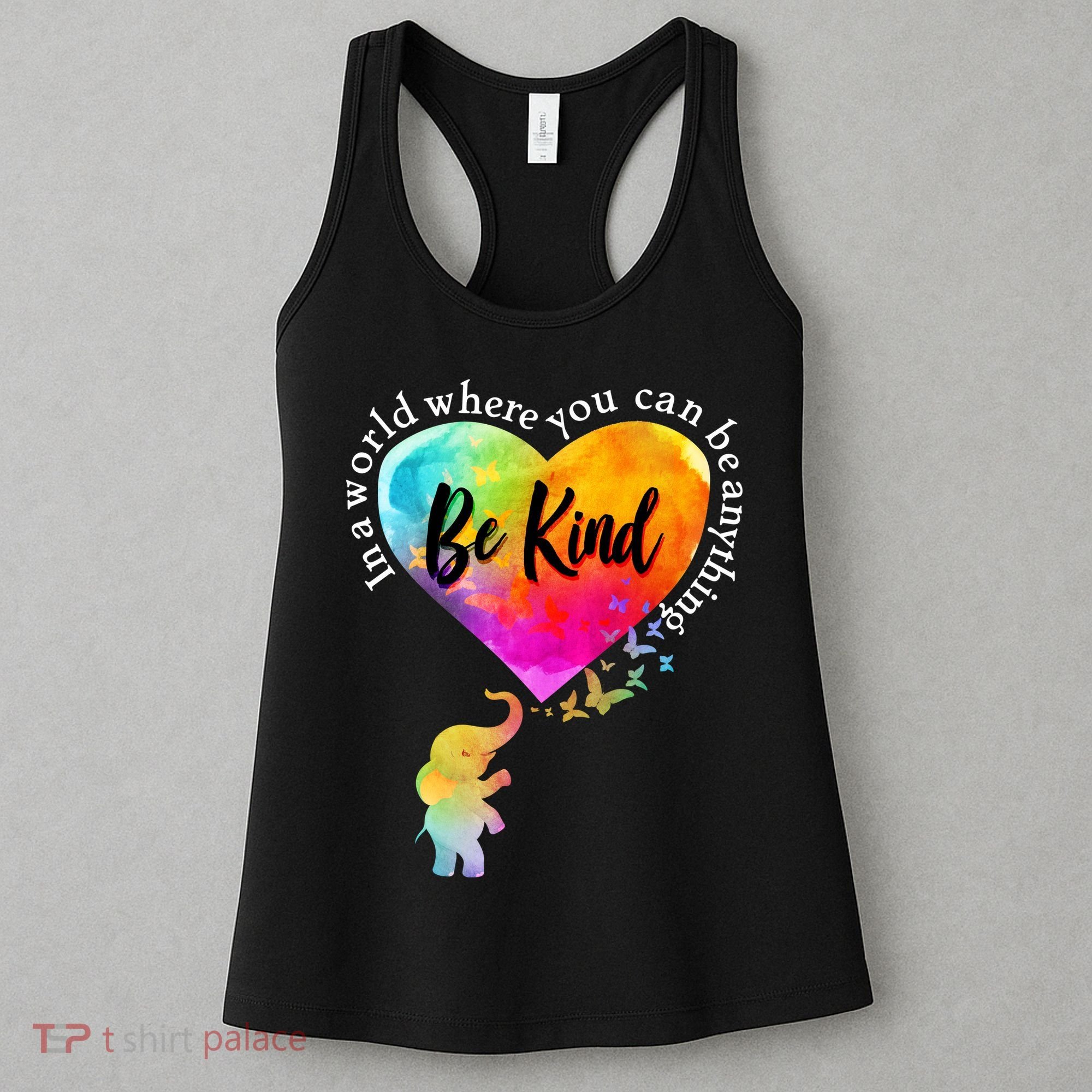 Be Kind Elephant Heart Women's Tank Top