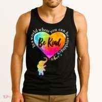 Be Kind Elephant Heart Tank Top thumb 3