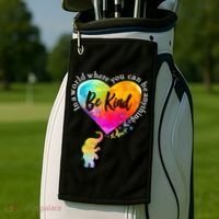 Be Kind Elephant Heart Golf Towel thumb 2