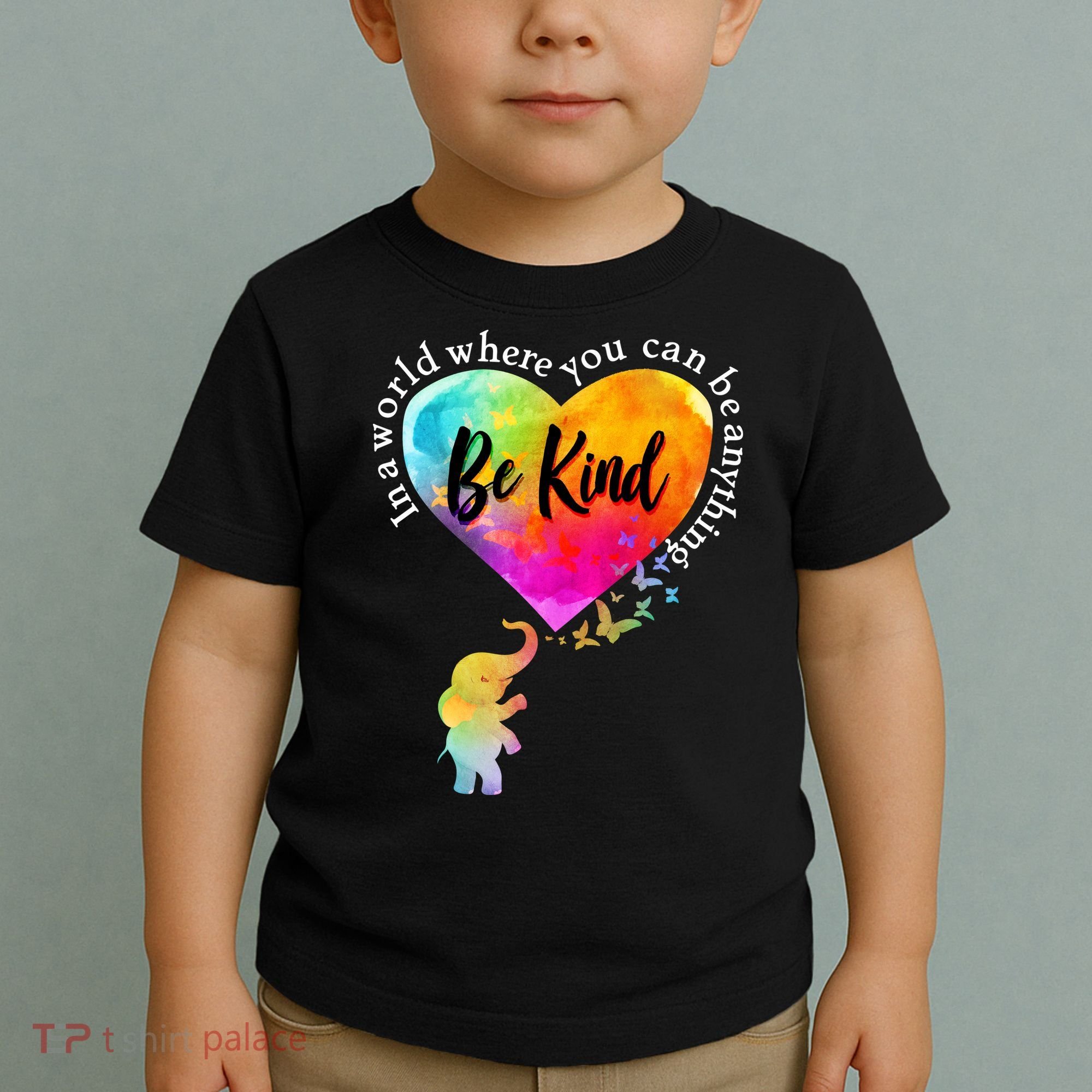 Be Kind Elephant Heart Toddler T-Shirt