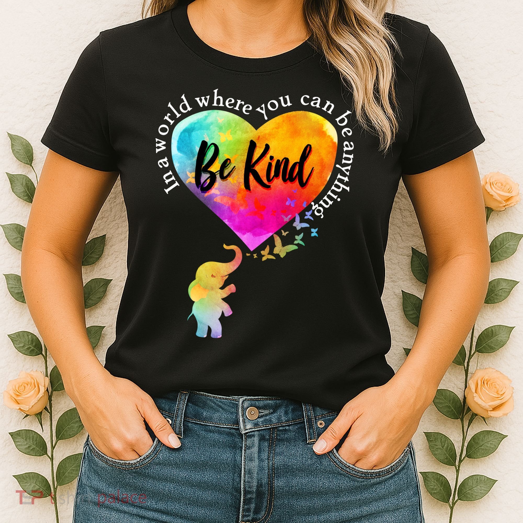 Be Kind Elephant Heart Women's T-Shirt