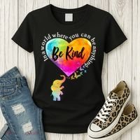 Be Kind Elephant Heart Women's T-Shirt thumb 3