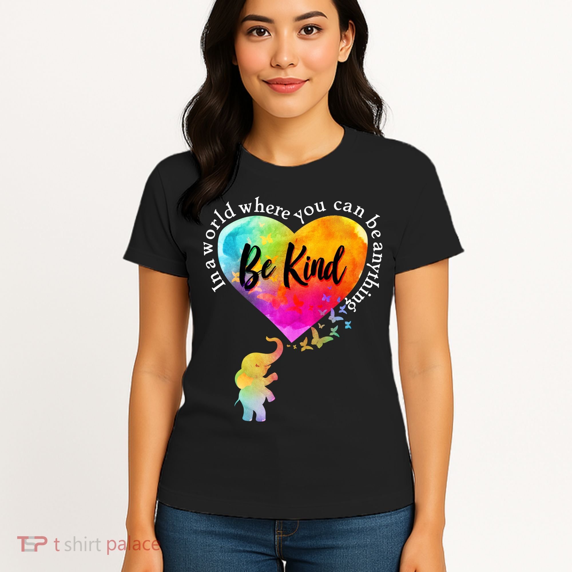 Be Kind Elephant Heart Women's T-Shirt