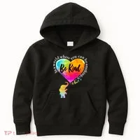 Be Kind Elephant Heart Kids Hoodie thumb 0