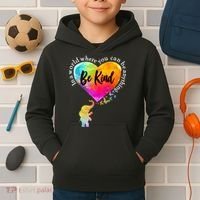 Be Kind Elephant Heart Kids Hoodie thumb 2