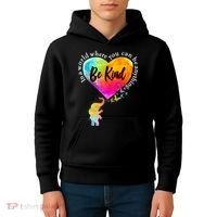 Be Kind Elephant Heart Kids Hoodie thumb 4