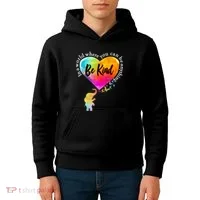 Be Kind Elephant Heart Kids Hoodie thumb 4