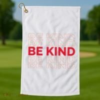 Be Kind Repeat Golf Towel thumb 1