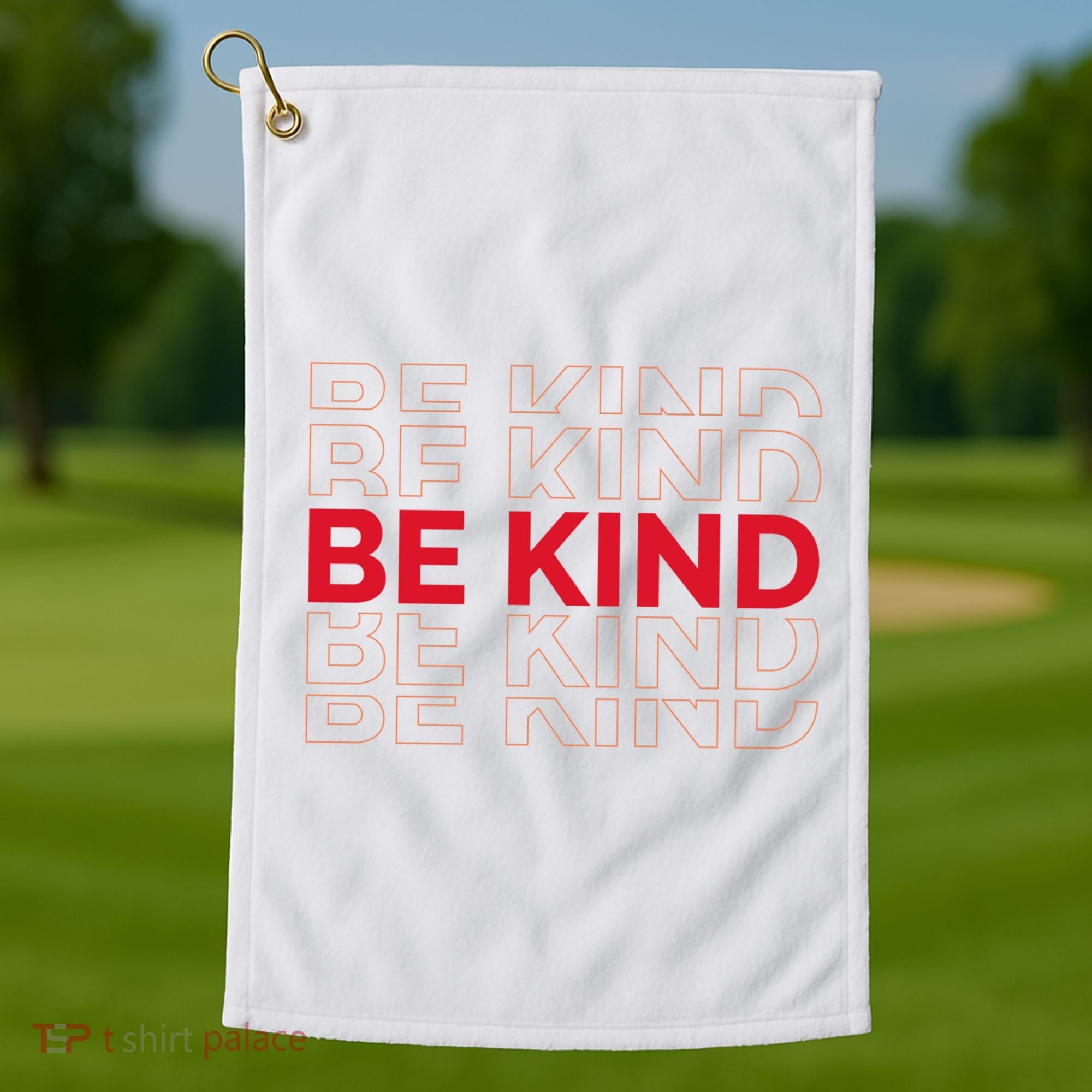 Be Kind Repeat Golf Towel