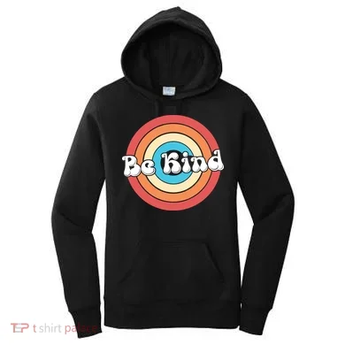Be Kind Retro Emblem Women's Hoodie