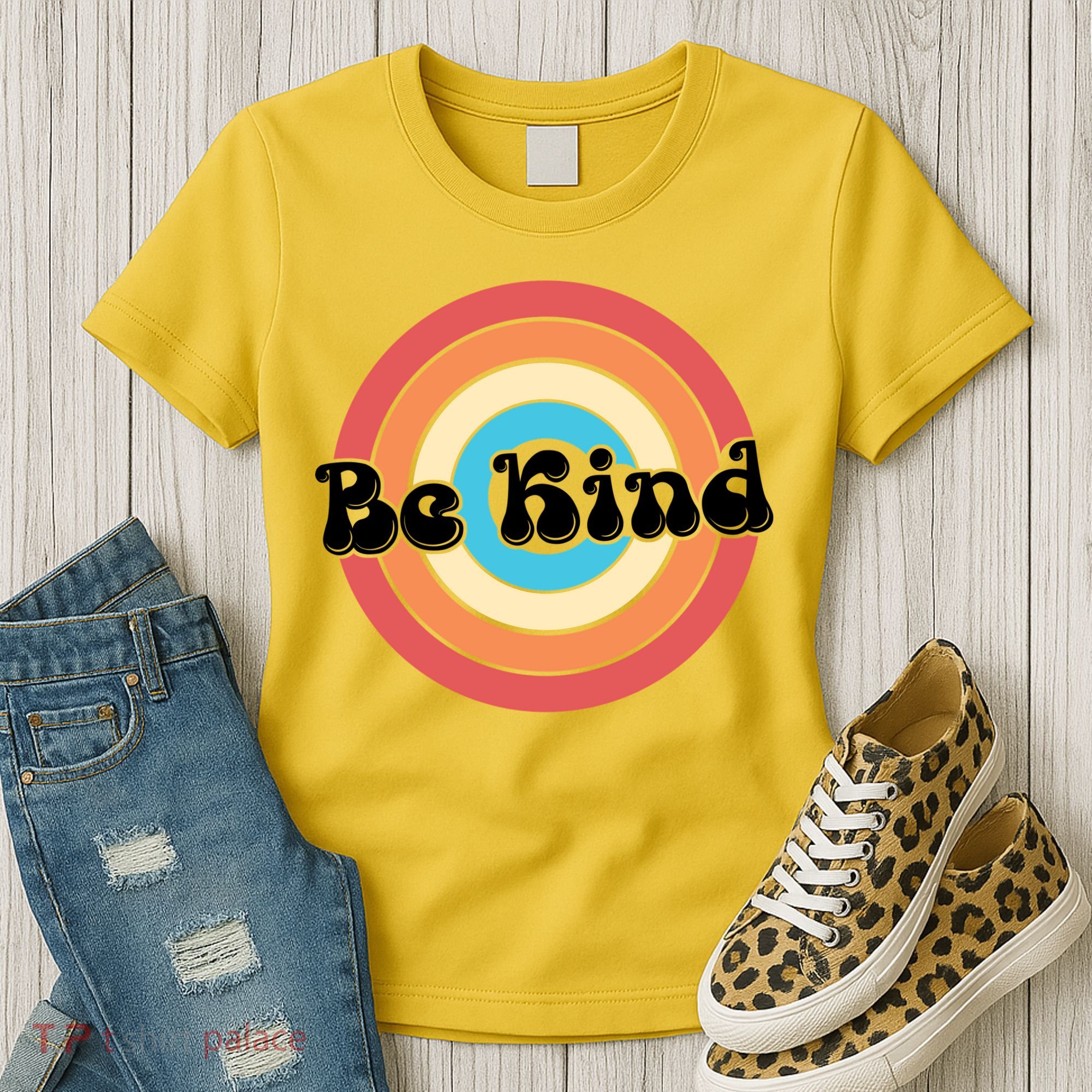 Be Kind Retro Emblem Women's T-Shirt