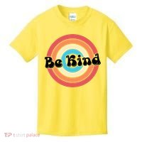Be Kind Retro Emblem Kids T-Shirt thumb 0