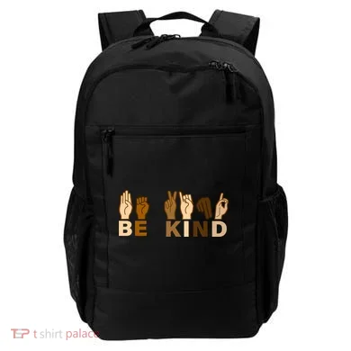 Be Kind Sign Language Backpack