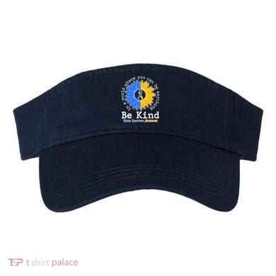 Be Kind Sunflower Ribbon Down Syndrome Awareness Visor