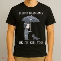Be Kind To Animals Or I'll Kill You T-Shirt thumb 3