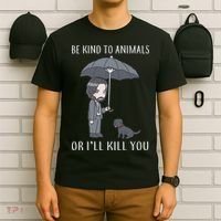 Be Kind To Animals Or I'll Kill You T-Shirt thumb 6