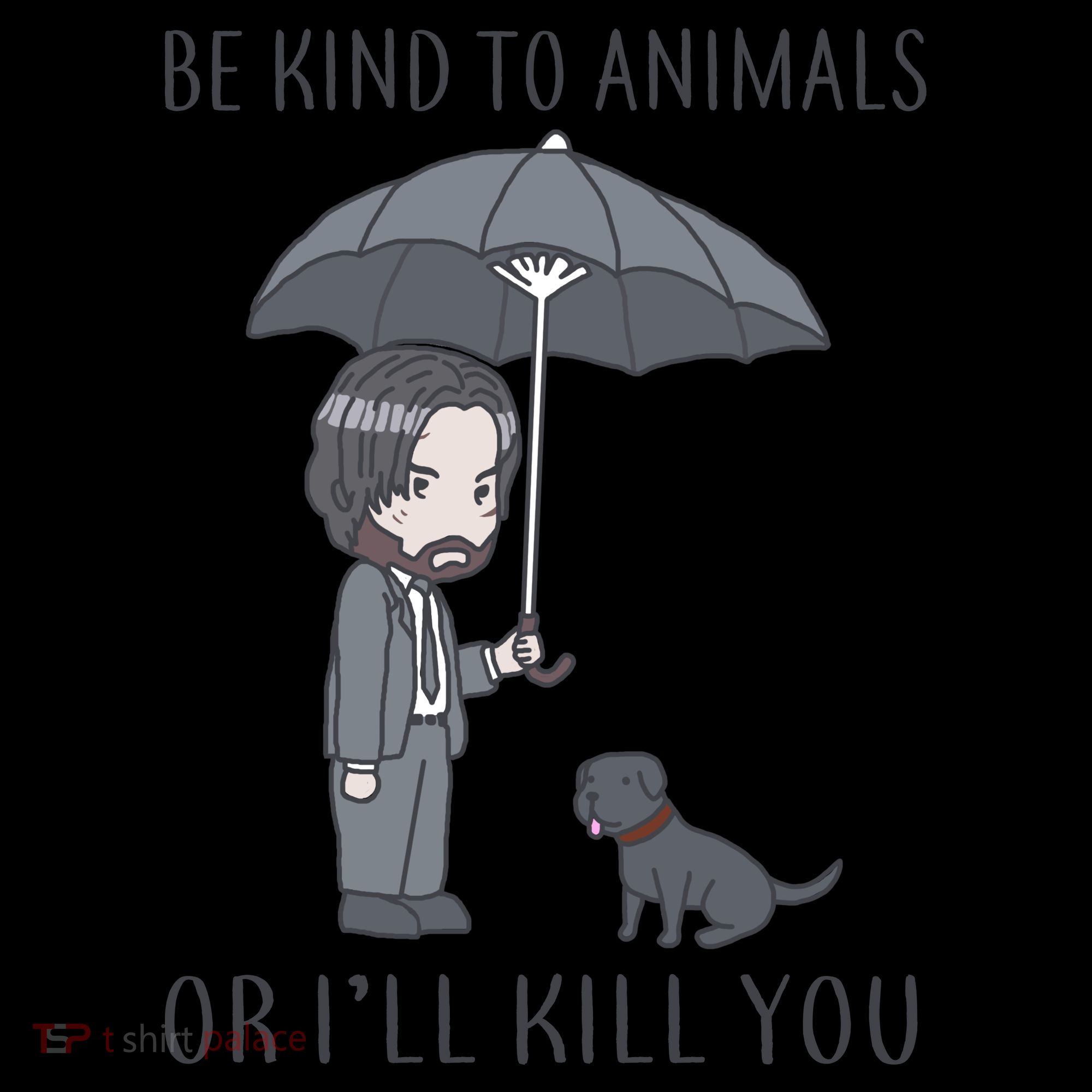 Be Kind To Animals Or I'll Kill You Coffee Mug