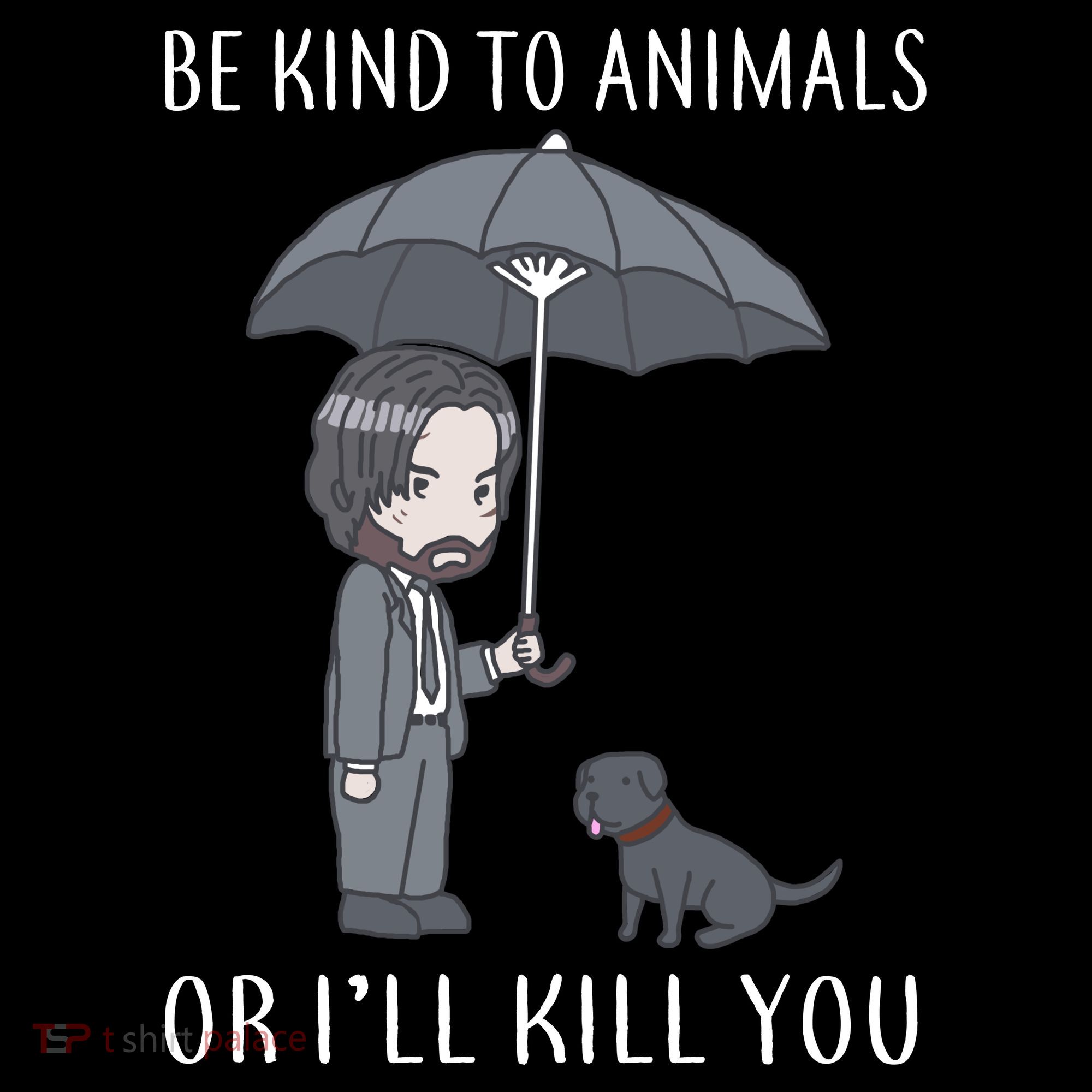 Be Kind To Animals Or I'll Kill You Women's Hoodie