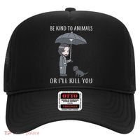 Be Kind To Animals Or I'll Kill You Hat thumb 0