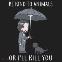 Be Kind To Animals Or I'll Kill You Hat thumb 2
