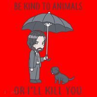 Be Kind To Animals Or I'll Kill You Santa Hat thumb 1