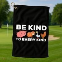 Be Kind To Every Kind Golf Towel thumb 1