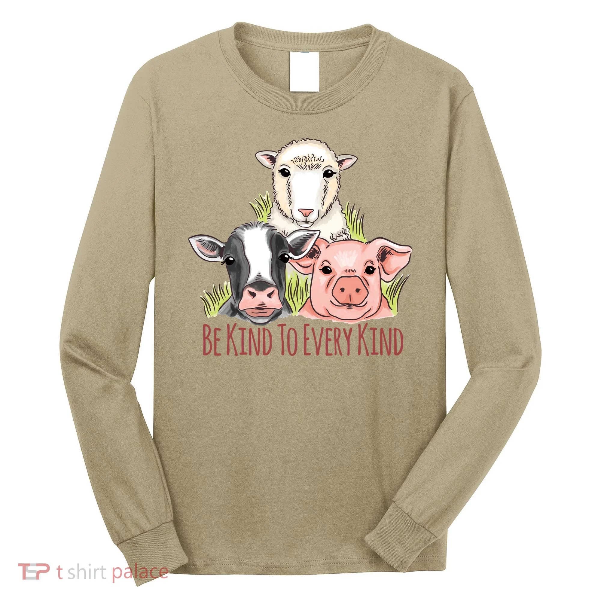 Be Kind To Every Kind Vegan Long Sleeve Shirt