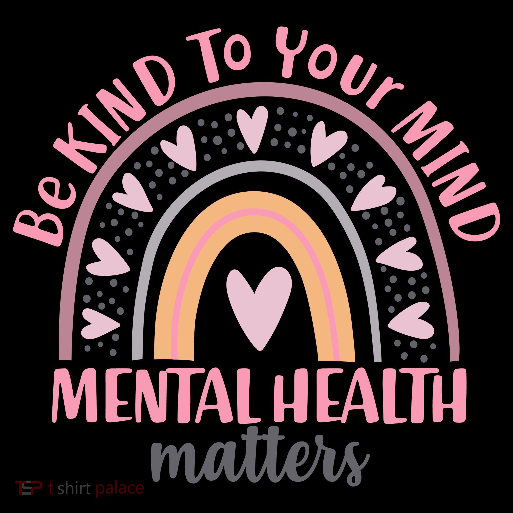 Be Kind To Your Mind Mental Health Matters Patten Rainbow Coffee Mug