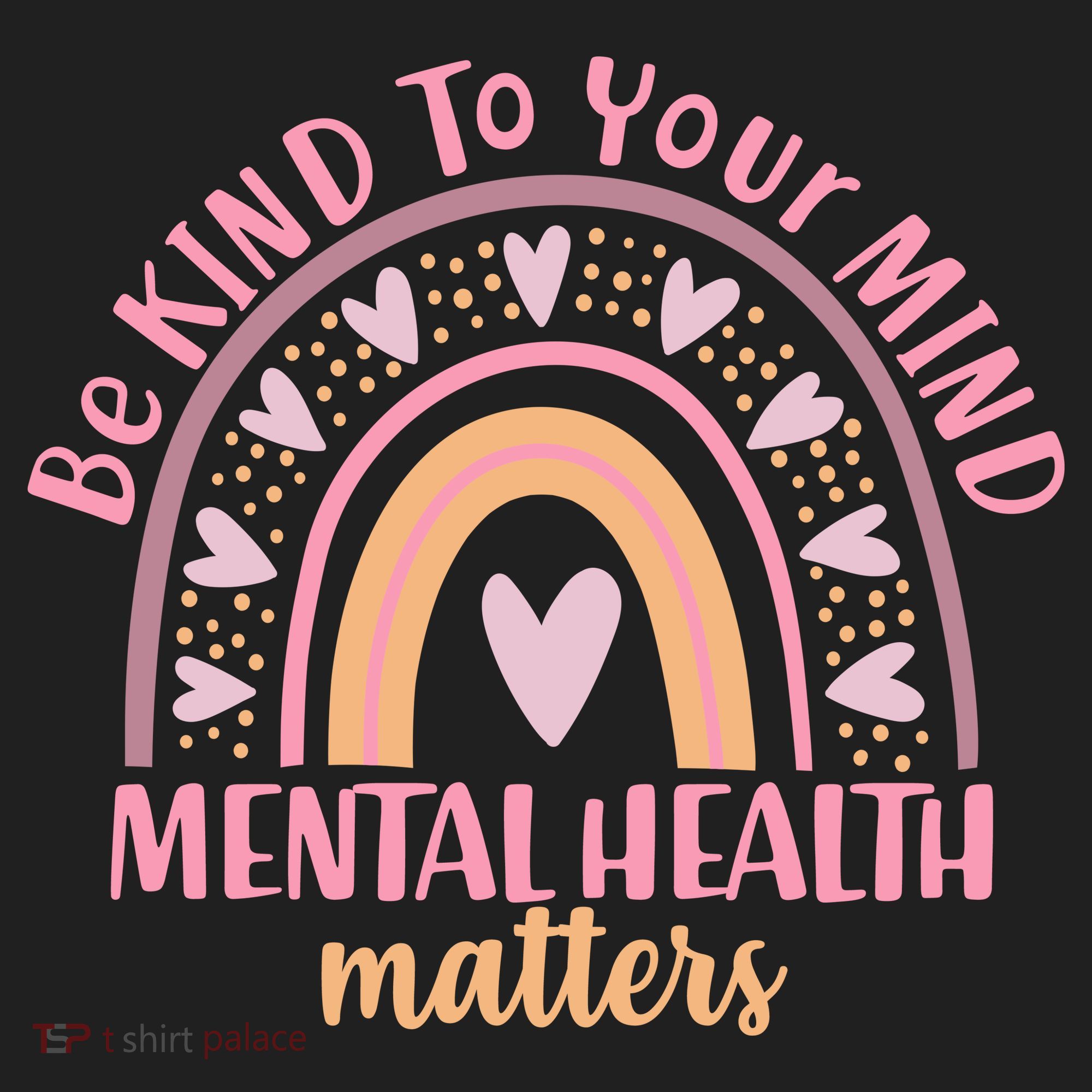 Be Kind To Your Mind Mental Health Matters Patten Rainbow Beanie