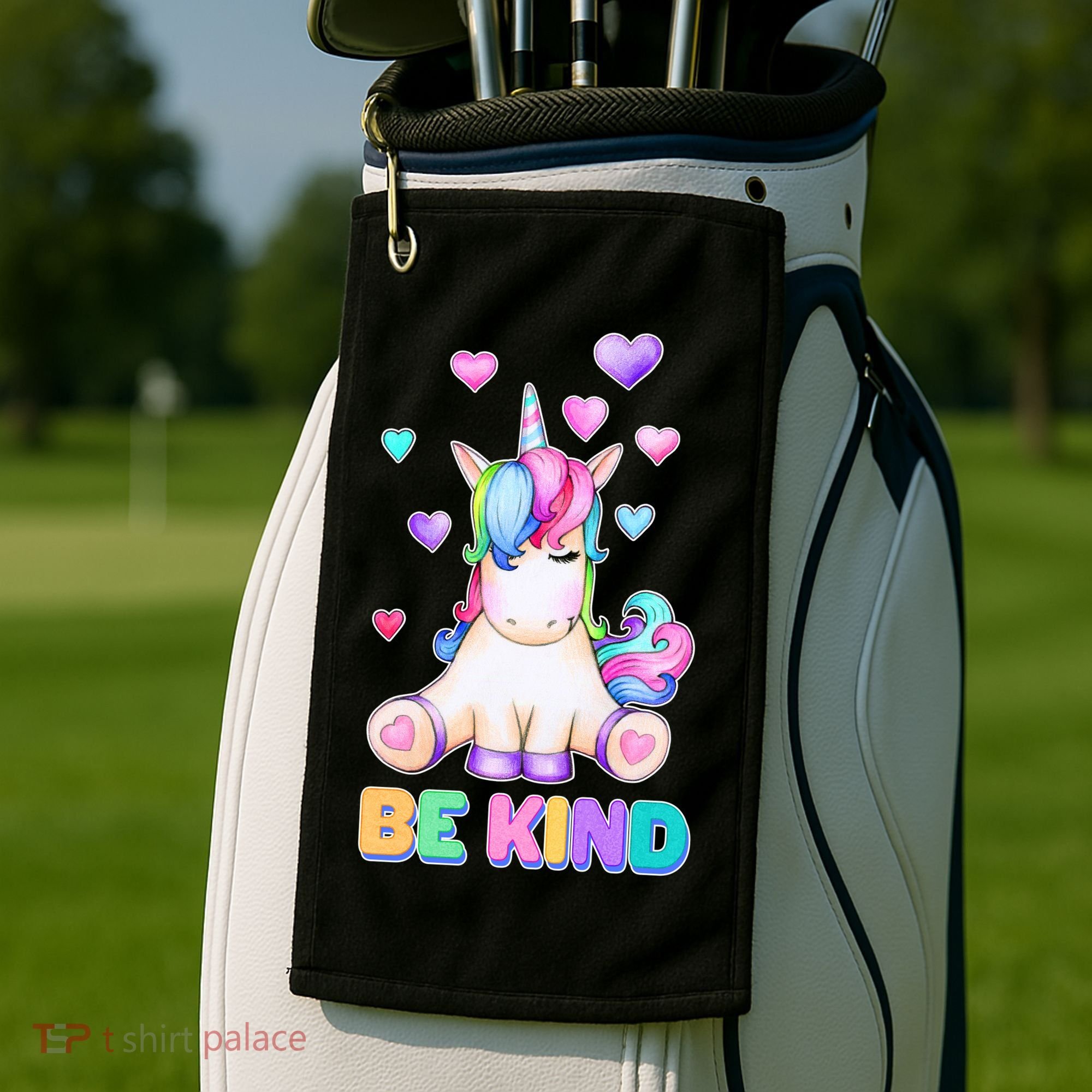 Be Kind Unicorn Golf Towel