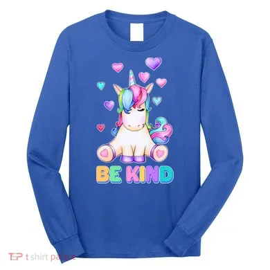 Be Kind Unicorn Long Sleeve Shirt