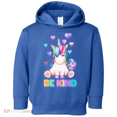 Be Kind Unicorn Toddler Hoodie