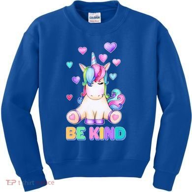 Be Kind Unicorn Kids Sweatshirt