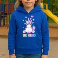 Be Kind Unicorn Kids Hoodie thumb 3